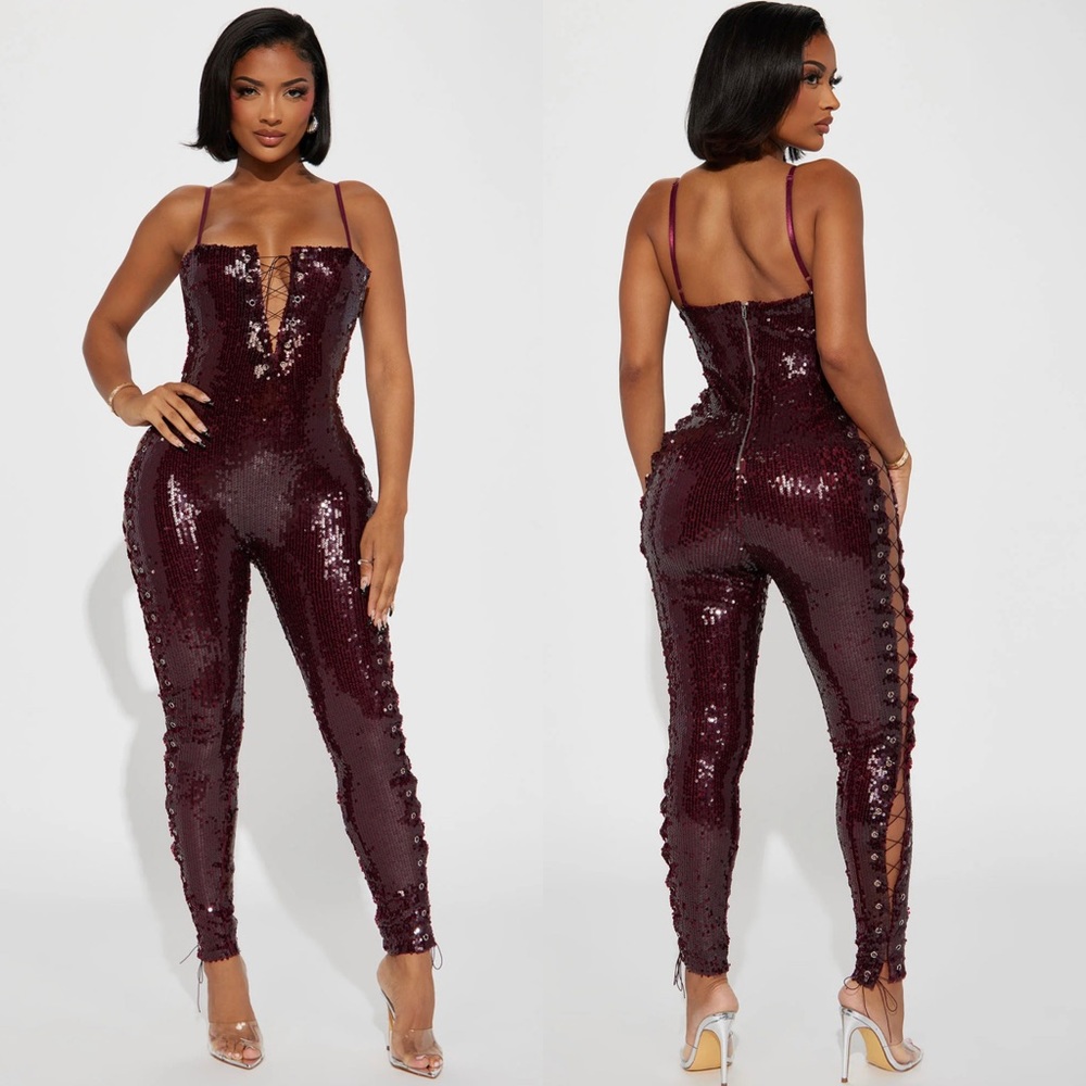 Sexy Sequined Jumpsuit